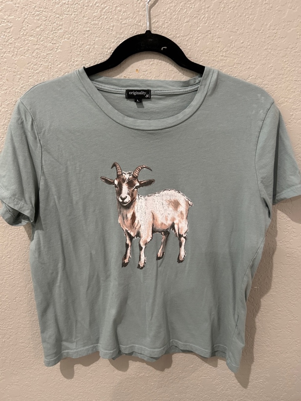 Goat Graphic Tee Blue/Green